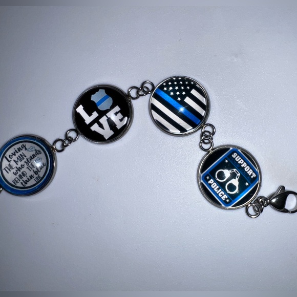 $8 Law Enforcement Bracelet. New. Stainless Steel. $8 if bundled - Picture 6 of 11